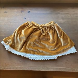 Wild & Wawa velvet Skirt and Hairband Set